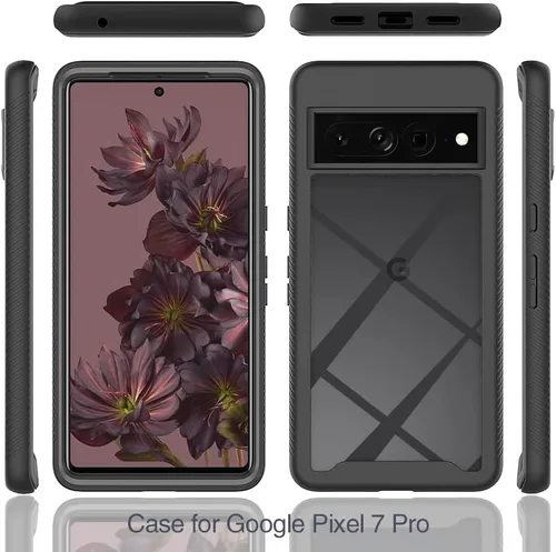 Vista 2 de AKABEILA Funda compatible con Google Pixel 7, compatible con Google Pixel 7, carcasa de 360° de cuerpo completo a prueba de golpes
