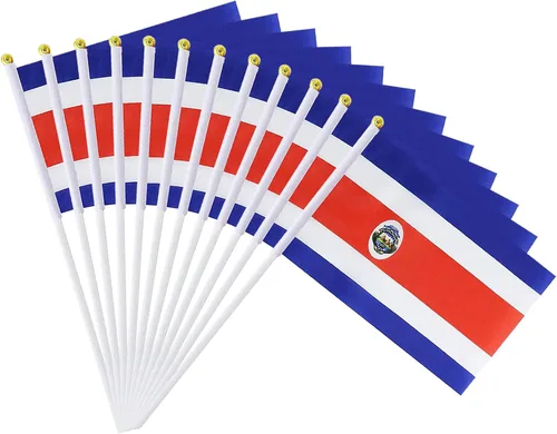Vista 17 de Bandera de Australia Pequeña Bandera Australiana Paquete de 12 Mini Banderas de Mano Australianas en Palos para Desfiles de Fiesta, Eventos