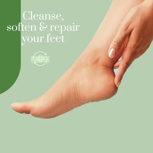 Vista 6 de Clear Beauty Calcetines hidratantes para pies de menta y árbol de té, exfoliantes, hidratantes y reviven los pies agrietados, probados por