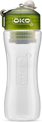 Vista 10 de ÖKO H2O - Botella de agua de filtración con filtro avanzado de electroadsorción, botella de filtro de agua portátil para viajes, senderismo y sobre
