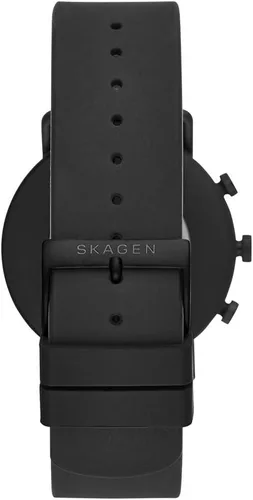 Vista 3 de Skagen Connected Falster 2 Reloj inteligente con pantalla táctil de silicona y acero inoxidable