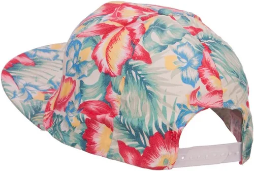 Vista 2 de Jeanne Simmons Gorra Snapback de algodón hawaiano para hombre