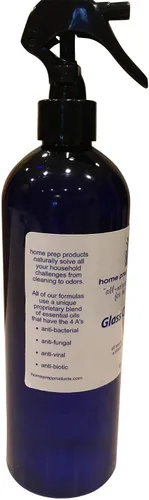 Vista 3 de Home Prep - Limpiador natural de cristales y espejos, sin rayas, sin película, uso en ventanas, espejos, parabrisas, disuelve la suciedad, la grasa