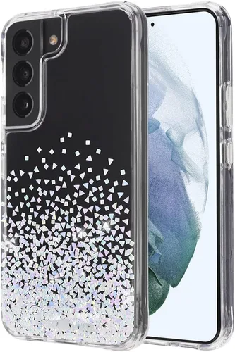 Vista 7 de Case-Mate - Twinkle Ombre - Funda para Samsung Galaxy S22 - Elementos de lámina reflectante - Protección contra caídas de 10 pies - 6.1 pulgadas