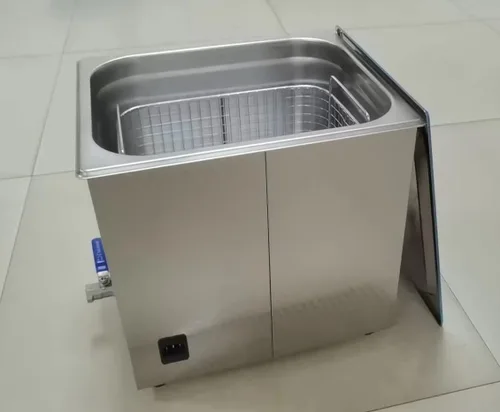 Vista 4 de CGOLDENWALL Limpiador ultrasónico comercial de 14L Limpiador ultrasónico de piezas ultrasónicas de acero inoxidable Máquina de limpieza ultrasónica