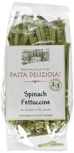 Vista 6 de Pasta Deliziosa! Pasta artesanal, Linguine con condimento de Bahía de Chesapeake, 12 onzas