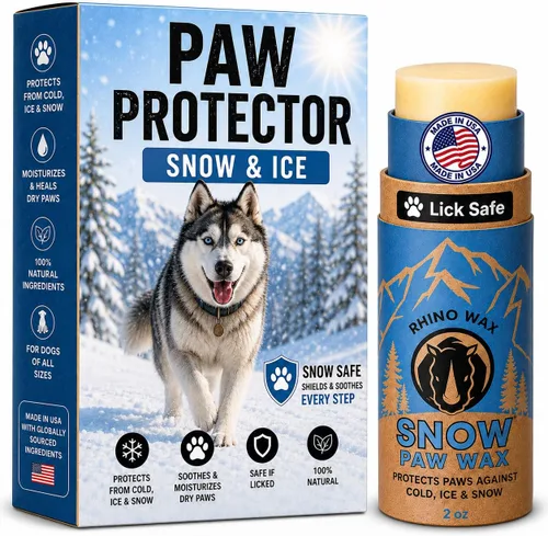 Vista 11 de Rhino Wax Kit de protección de patas de perro todo terreno: calle, playa Paquete - Las 4 ceras