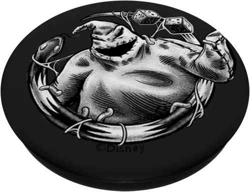 Vista 2 de Disney The Nightmare Before Christmas Oogie Boogie King Dice PopSockets intercambiables PopGrip