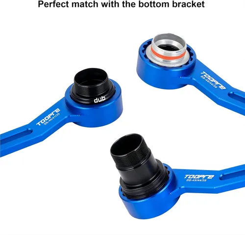 Vista 5 de Mimoke Herramienta de soporte inferior de bicicleta 6 en 1 12/16 muesca para Hollowtech II - Llave BB multifuncional para BBR60/BB80/BB51/PF30