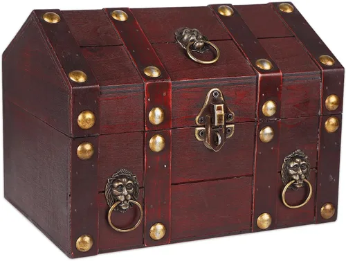 Vista 10 de Caja de madera de SiCoHome, pequeña, 5.46 pulgadas 5.46"-Clásico