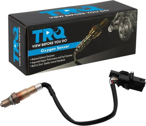 Vista 353 de TRQ Sensor de Oxígeno O2 de 4 Hilos de Banda Estrecha Compatible con VW Atlas 2.0L 2018-21, VW GTI 2.0L 2016-18, Audi A3 Quattro 2.0L 2015-18, VW