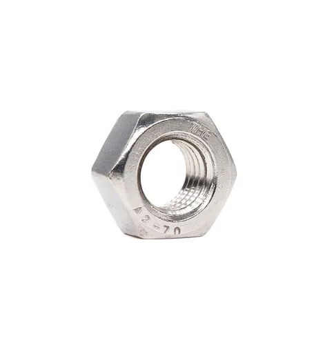 Vista 3 de cSeao 100 tuercas hexagonales 1/4-20 de acero inoxidable 304, acabado liso