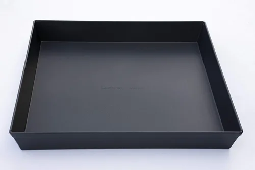 Vista 2 de LloydPans Sartén para pizza estilo siciliano de 10 x 10 x 1.5 pulgadas, pre-sazonada