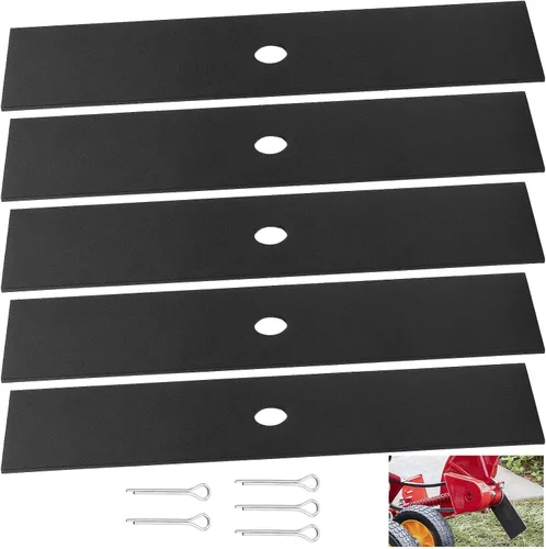 Vista 9 de Paquete de 5 cuchillas universales de 9 x 2 pulgadas (1/2 agujero) compatibles con Mclane 2059, 2059 cuchilla de bordeadora para bordes de poder