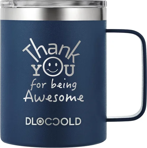 Vista 22 de DLOCCOLD Regalos de agradecimiento para hombres por ser impresionante taza para compañeros de trabajo, día de cumpleaños para mujeres