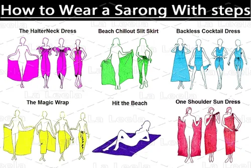 Vista 7 de LA LEELA Traje de baño de gasa transparente para mujer, pareo para playa, pareo