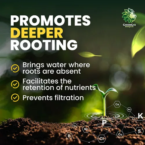 Vista 3 de GreenGro Granular Plus Myco, fertilizante todo en uno con algas y ácido húmico para plantas, estimulador orgánico de raíces para plantas