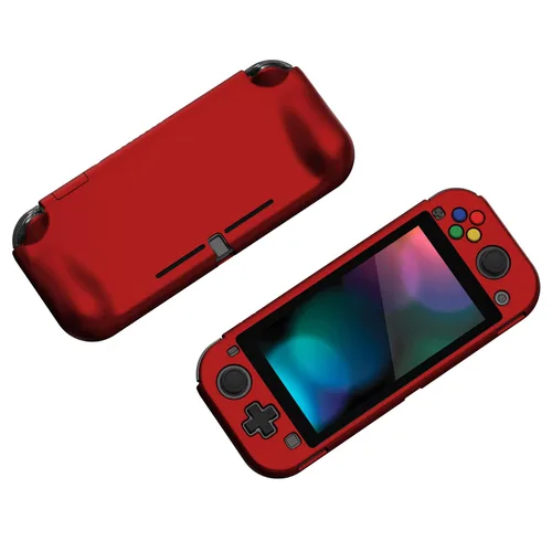 Vista 29 de PlayVital ZealProtect Protective Case for Nintendo Switch Lite, Ergomomic Grip Hard Cover - Durable Shock-absorbent Shock-Absorption Anti-Scratch