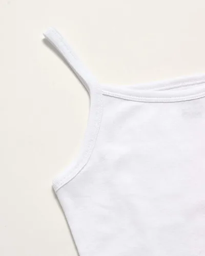 Vista 3 de Reebok Camiseta interior para niña - Camiseta sin mangas de algodón (3 unidades)