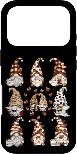 Vista 30 de Novelty Coffee Graphic For Women And Men Funny Gnome Case for iPhone 16