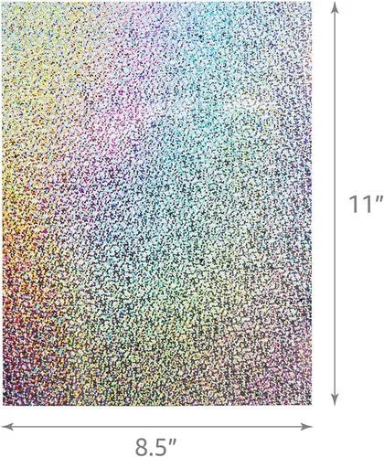 Vista 2 de Papel autoadhesivo holográfico