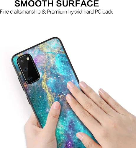 Vista 8 de BENTOBEN Funda para Galaxy S20 FE, funda para teléfono Samsung S20 FE 5G, ajuste delgado, que brilla en la oscuridad, híbrido, policarbonato duro