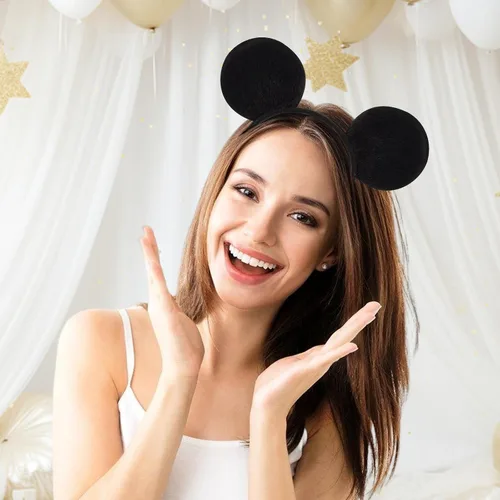 Vista 8 de FANYITY 2 Pcs Mouse Ears,Mouse Costume Ears Headband for Girls Women Party Mic2018898