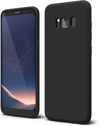 Vista 32 de oakxco Funda para teléfono Samsung Galaxy S8 de silicona líquida, delgada y fina de gel de goma suave TPU cubierta protectora simple llana