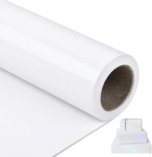 Vista 10 de NESCCI Papel de regalo metálico marrón, papel de color sólido, papel de regalo perfecto para bodas, día de San Valentín, cumpleaños, Navidad, baby