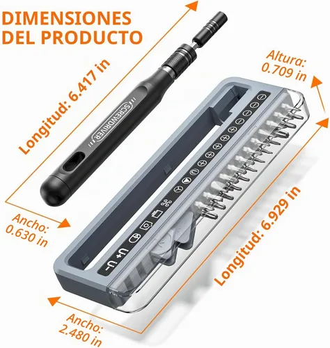 Vista 5 de ANVANNA Juego de destornilladores de precisión electrónica de 32 piezas para iPhone, MacBook, computadora, laptop, PC, tableta, PS4, Xbox, Nintendo