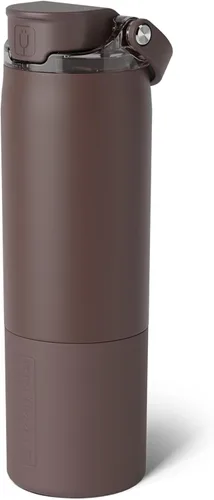Vista 30 de BrüMate Rise - Botella de agua de 25 onzas con pajita de silicona cubierta 100 % a prueba de fugas, botella de agua de acero inoxidable aislada