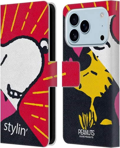 Vista 178 de Head Case Designs Peanuts Charlie & Woodstock Nap Halfs and Laughs - Funda de piel tipo cartera con licencia oficial compatible con Apple iPhone 11
