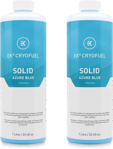Vista 7 de EK WB EK-CryoFuel Solid Premix - Refrigerante para PC, 33.8 fl oz, rojo escarlata, paquete de 2