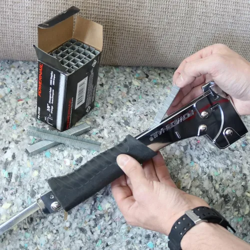 Vista 8 de Powernail HT750 - Grapadora de martillo resistente calibre 19 de 15/32 pulgadas