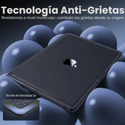 Vista 3 de Soonjet Anti-Crack para MacBook Pro de 14 pulgadas Funda 2025-2021 M5 M4 M3 M2 M1 Pro/Max 100% Color Oficial Funda Protectora de Carcasa Dura