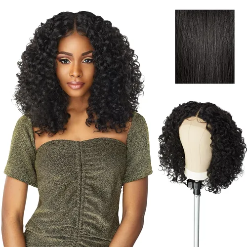 Vista 12 de Sensationnel Butta LaceWig-Unit 5, 1 JETBLACK