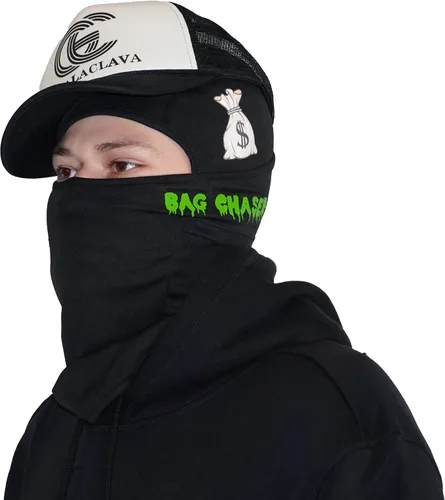Vista 6 de GCPasamontañas Pasamontañas a la moda, máscara facial con protección UV para hombres y mujeres, capucha táctica ligera para esquí, motocicleta