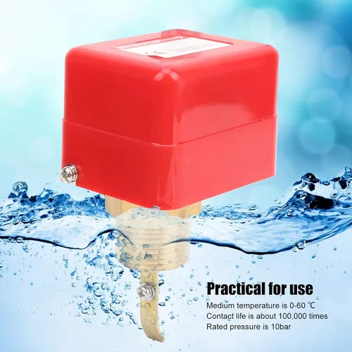 Vista 3 de YWBL-WH HFS-25 1 pulgada tipo paleta de rosca interruptor de control de paleta de agua líquida SPT AC220V 15A con paletas, interruptor
