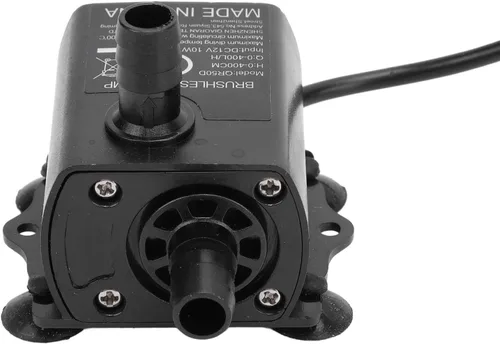 Vista 5 de Zerodis Bomba sumergible de policarbonato negro sin escobillas para acuario, fuente, sistemas de refrigeración por agua y circulación