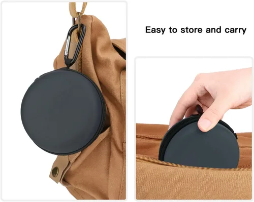 Vista 24 de MoKo Caja de almacenamiento compatible con Apple Watch Series 11/10/9/8/7/6/5/4/3/2/1/SE3/SE2/SE, funda protectora portátil de viaje para AirPods