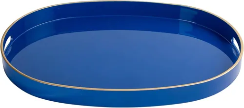 Vista 10 de MAONAME Juego de 2 bandejas decorativas rosadas, bandeja ovalada con asas
