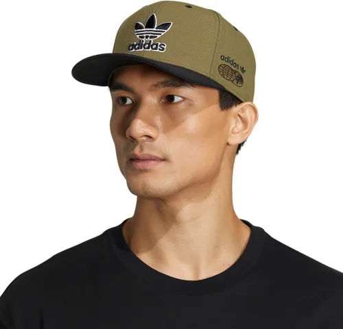 Vista 5 de adidas Originals Sombrero de ajuste ajustable estructurado moderno para hombre