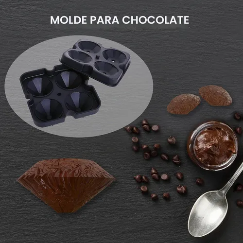 Vista 2 de Bahoki Essentials Moldes de hielo – Bandeja de silicona para cubitos de hielo con tapa – Llena y suelta para hacer hielo – Moldes multiusos