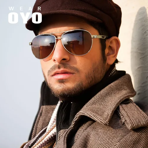 Vista 2 de WEAROYO Gafas de sol Pilot para hombres y mujeres, polarizadas, ligeras, marco de aleación Al-Mg, protección UV400 para conducir, golf, pesca