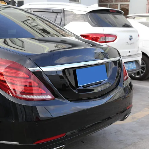 Vista 4 de YIWANG ABS Chrome Car Tail Strips Sequins Trim para Mercedes Benz S Class W222 2014-2019