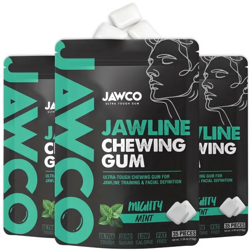 Vista 34 de JAWCKO Chicle Ultra-Resistente para Mandíbula Obtén una Mandíbula Más Fuerte y Cuadrada Chicle Duro de Entrenamiento para Mandíbula Fuerza 15X