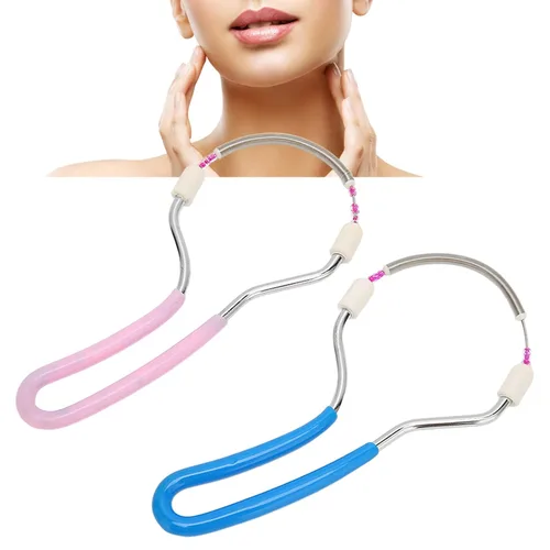Vista 6 de Depilador manual para mujer, 2 piezas, depiladora portátil, herramienta de depilación para labios superiores, barbillas, negocios al por mayor