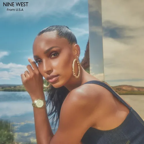 Vista 2 de Nine West - Reloj con correa de malla para mujer