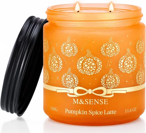 Vista 63 de M&SENSE Ode to Winter - Vela perfumada para el hogar, cera de soja natural, mecha de algodón, aroma de invierno, 7.05 onzas hasta 50 horas de tiempo