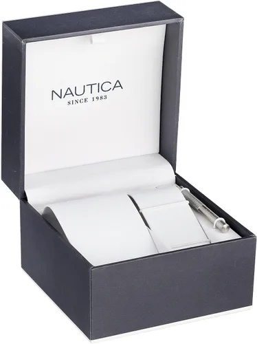 Vista 4 de Nautica Men's Quartz Resin Silicone Watch
